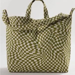 Baggu Moss Trippy Checkered Duck Bag